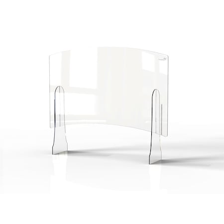 Rosseto Serving Solutions Avant Guarde Shield + Serve 48" Wide Double Level Sneeze Guard with Adjustable Pass Through, 1 EA AG023